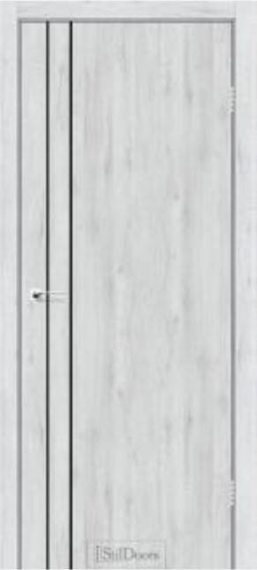 Міжкімнатні двері StilDoors Лофт Лайн світлий бетон глухе